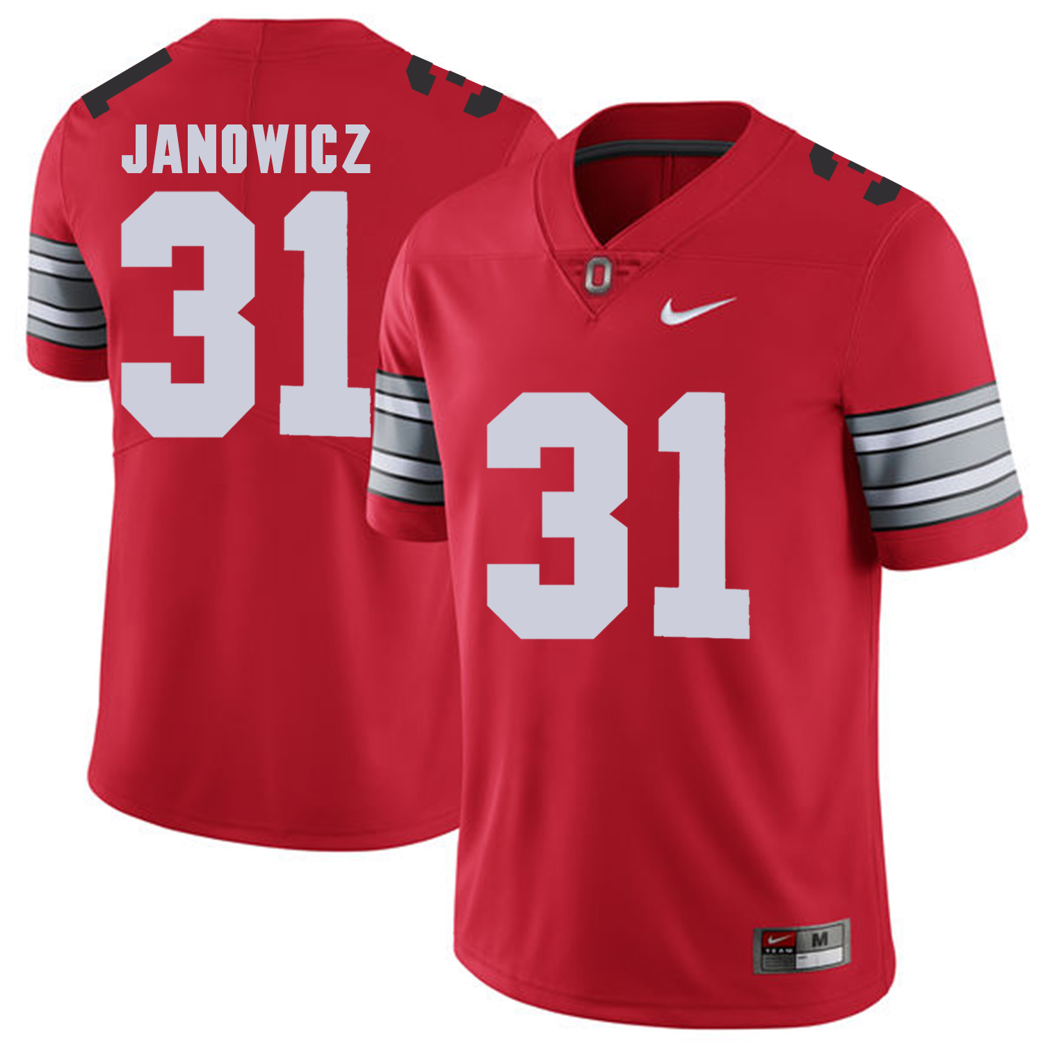 Men Ohio State 31 Janowicz Red Customized NCAA Jerseys